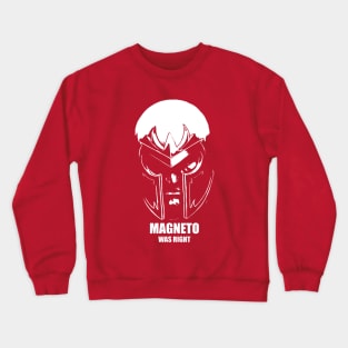 Comic' book - magneto was right Crewneck Sweatshirt